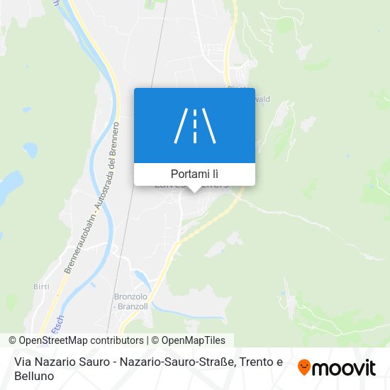 Mappa Via Nazario Sauro - Nazario-Sauro-Straße