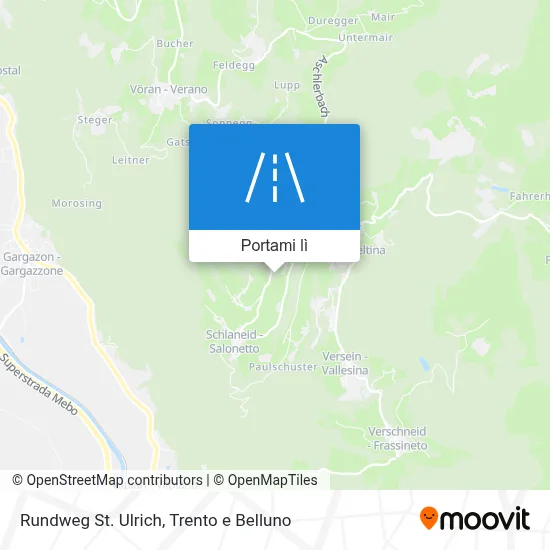 Mappa Rundweg St. Ulrich