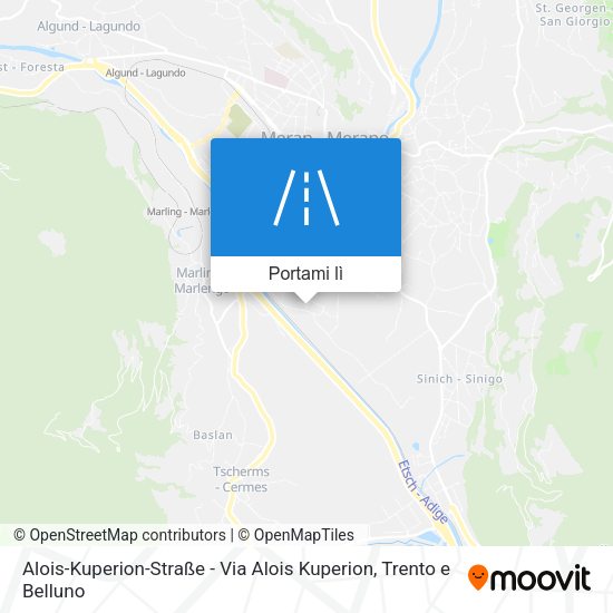 Mappa Alois-Kuperion-Straße - Via Alois Kuperion