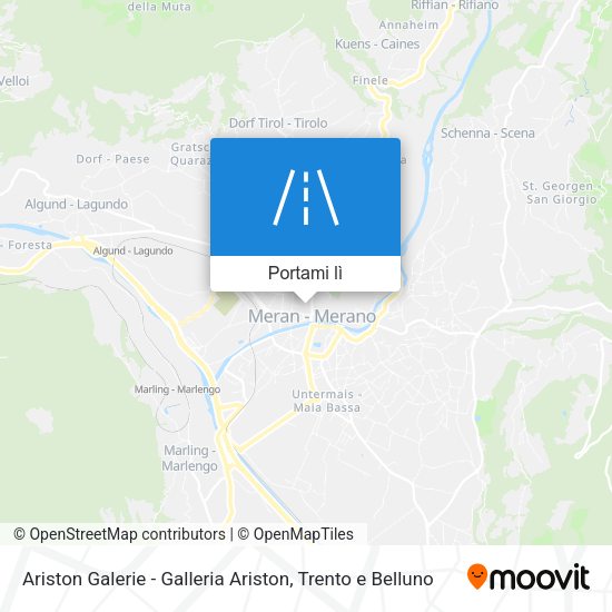 Mappa Ariston Galerie - Galleria Ariston