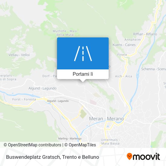 Mappa Buswendeplatz Gratsch