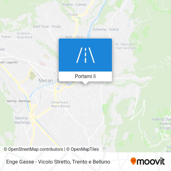 Mappa Enge Gasse - Vicolo Stretto