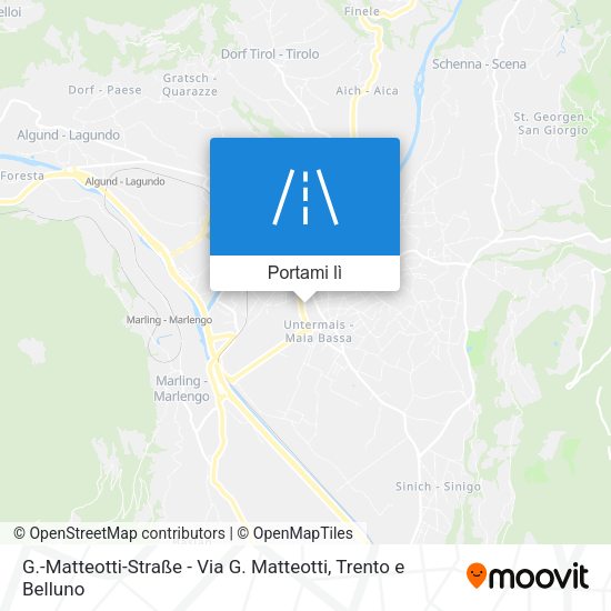 Mappa G.-Matteotti-Straße - Via G. Matteotti