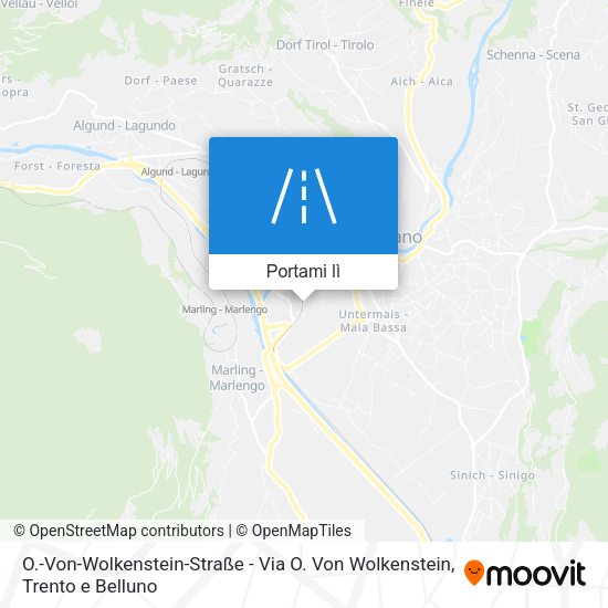 Mappa O.-Von-Wolkenstein-Straße - Via O. Von Wolkenstein
