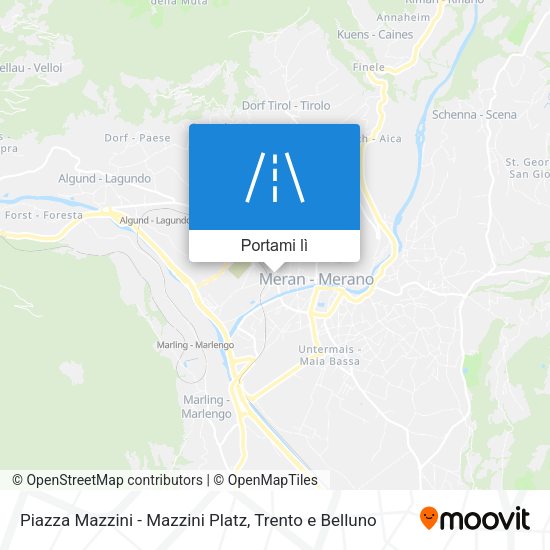 Mappa Piazza Mazzini - Mazzini Platz