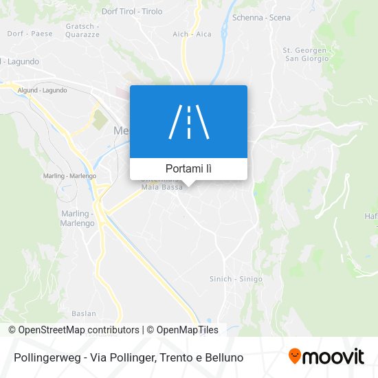 Mappa Pollingerweg - Via Pollinger