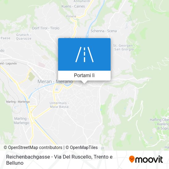 Mappa Reichenbachgasse - Via Del Ruscello