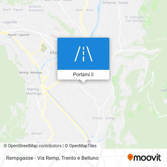 Mappa Rempgasse - Via Remp