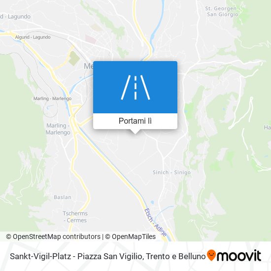 Mappa Sankt-Vigil-Platz - Piazza San Vigilio