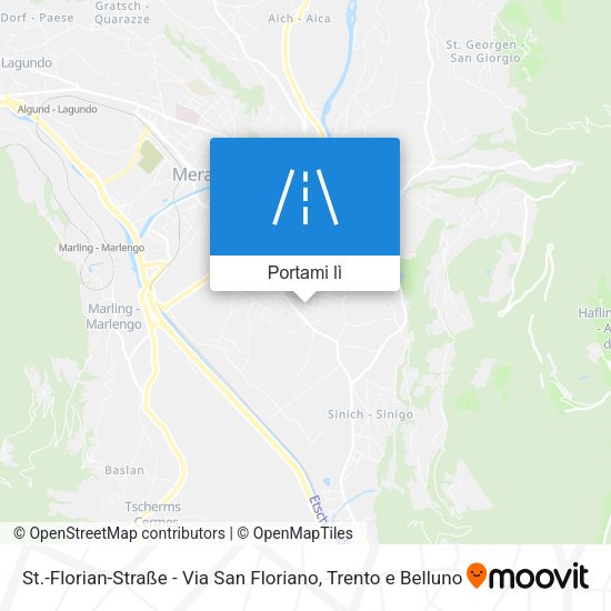 Mappa St.-Florian-Straße - Via San Floriano