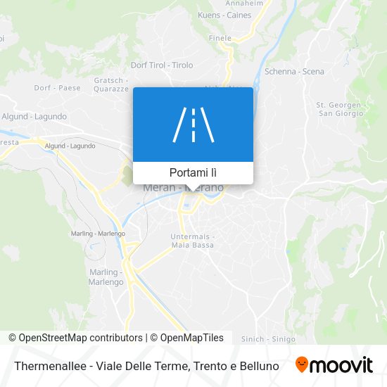 Mappa Thermenallee - Viale Delle Terme