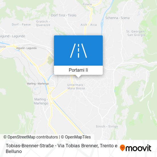 Mappa Tobias-Brenner-Straße - Via Tobias Brenner