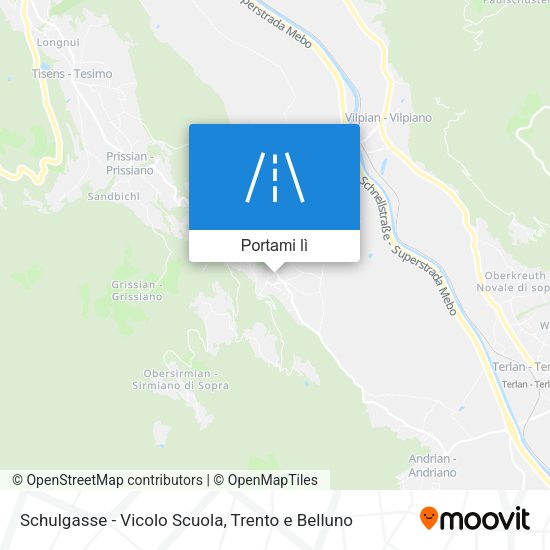 Mappa Schulgasse - Vicolo Scuola
