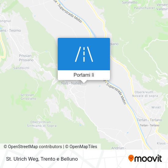 Mappa St. Ulrich Weg