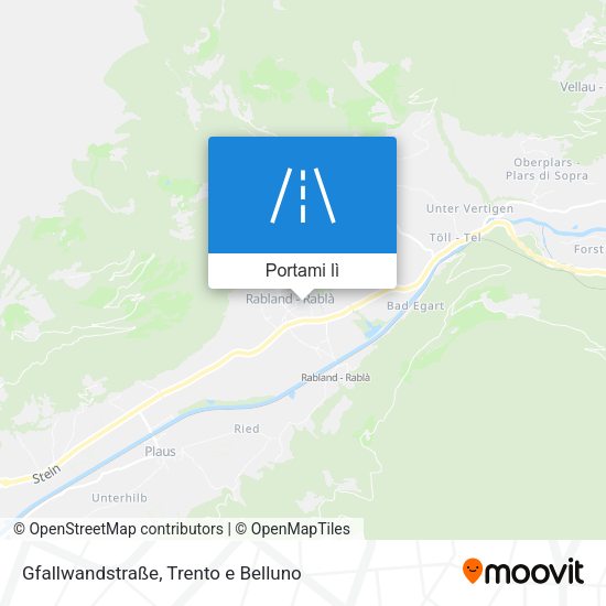 Mappa Gfallwandstraße