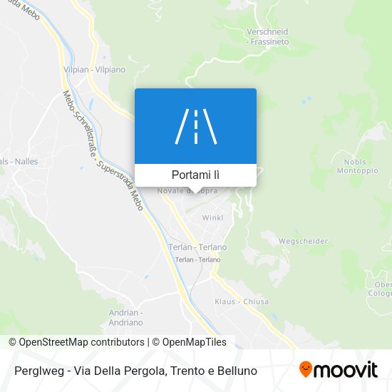 Mappa Perglweg - Via Della Pergola