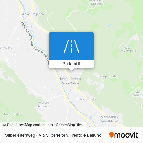 Mappa Silberleitenweg - Via Silberleiten