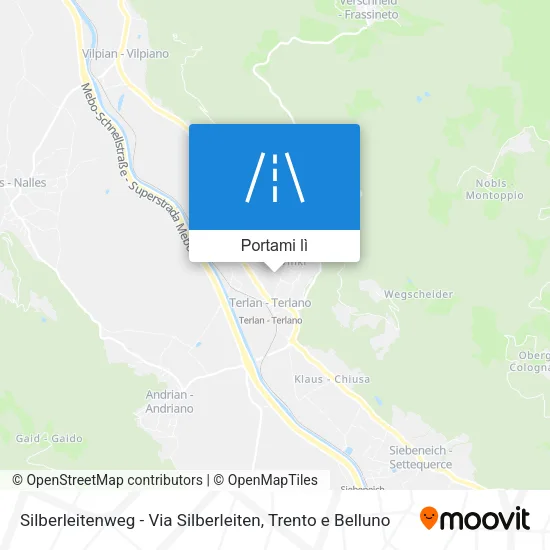 Mappa Silberleitenweg - Via Silberleiten