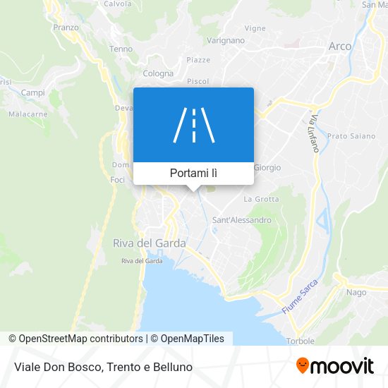 Mappa Viale Don Bosco