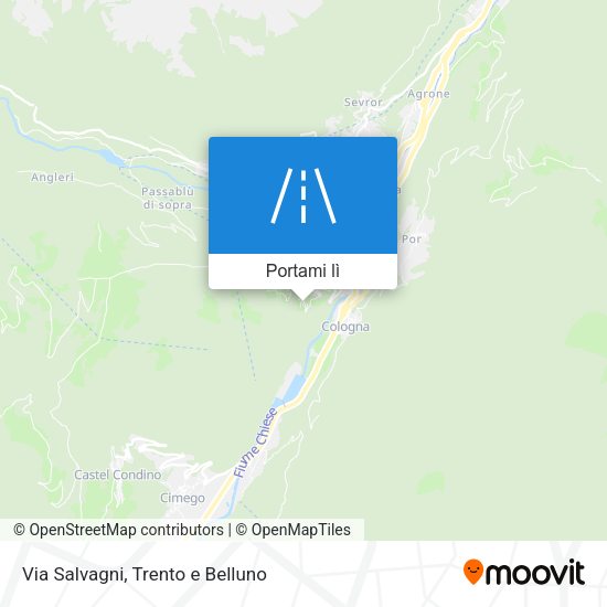 Mappa Via Salvagni