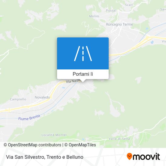 Mappa Via San Silvestro