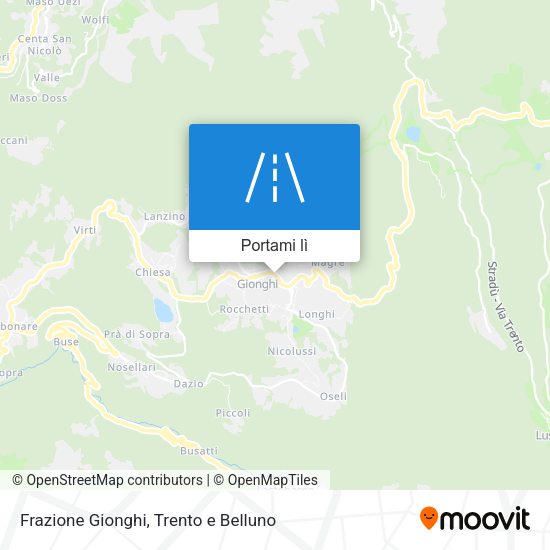 Mappa Frazione Gionghi