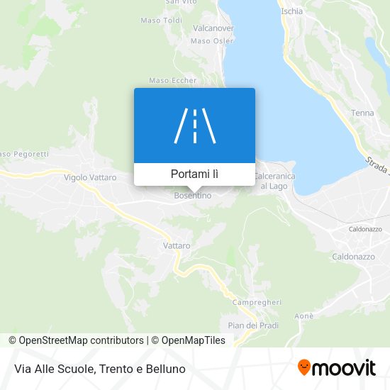 Mappa Via Alle Scuole