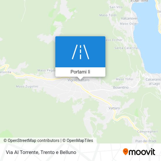 Mappa Via Al Torrente