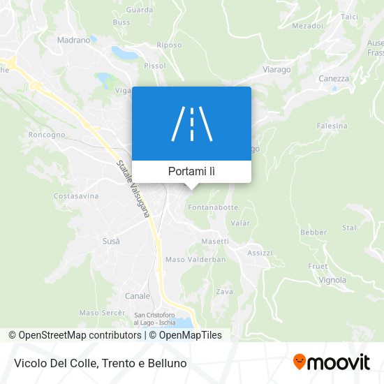 Mappa Vicolo Del Colle