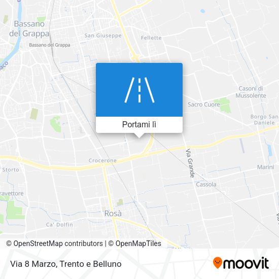 Mappa Via 8 Marzo