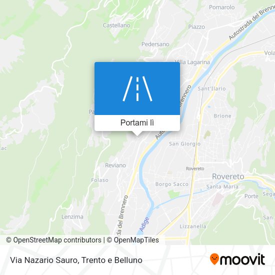 Mappa Via Nazario Sauro