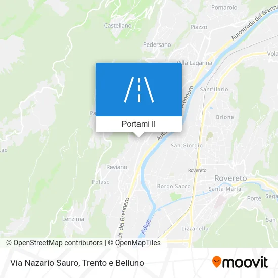 Mappa Via Nazario Sauro