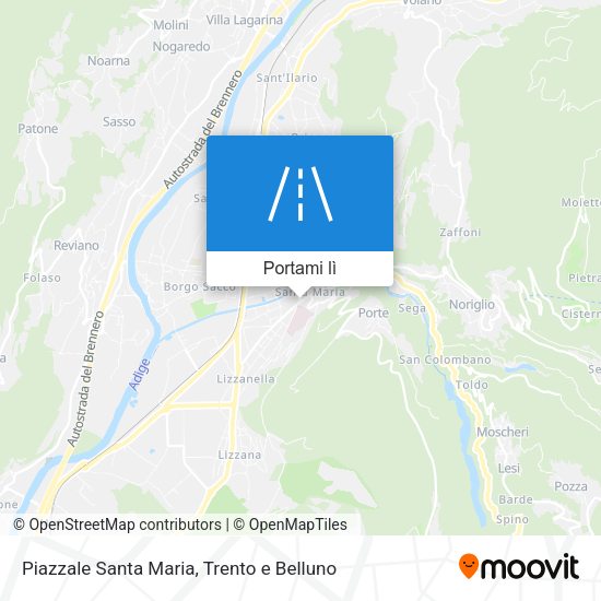Mappa Piazzale Santa Maria
