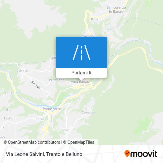 Mappa Via Leone Salvini