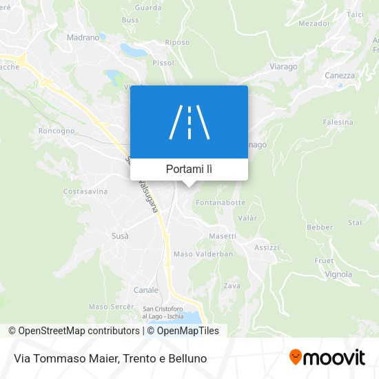 Mappa Via Tommaso Maier