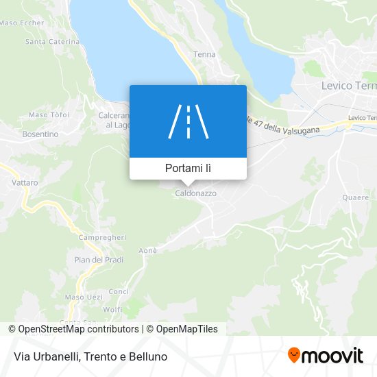 Mappa Via Urbanelli