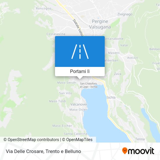 Mappa Via Delle Crosare