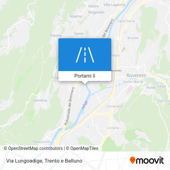 Mappa Via Lungoadige