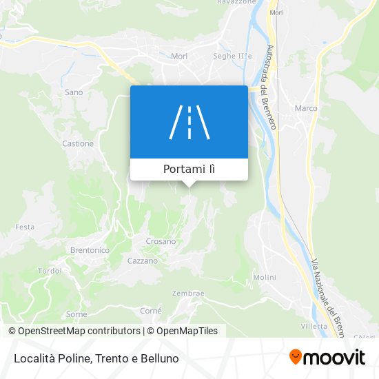 Mappa Località Poline
