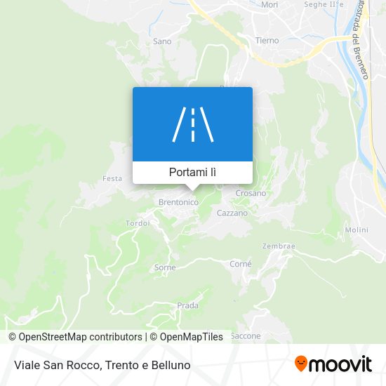 Mappa Viale San Rocco