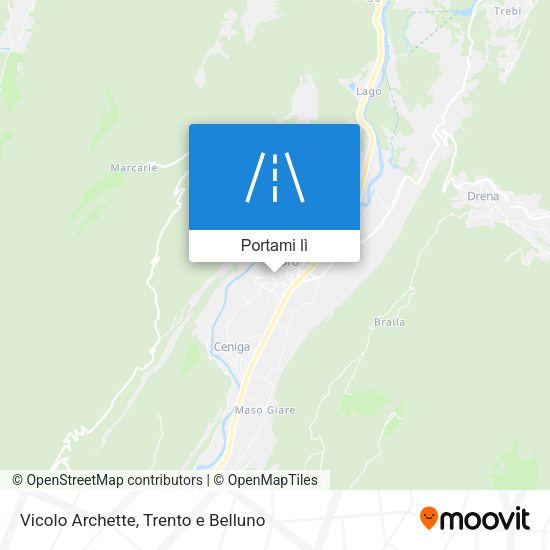 Mappa Vicolo Archette