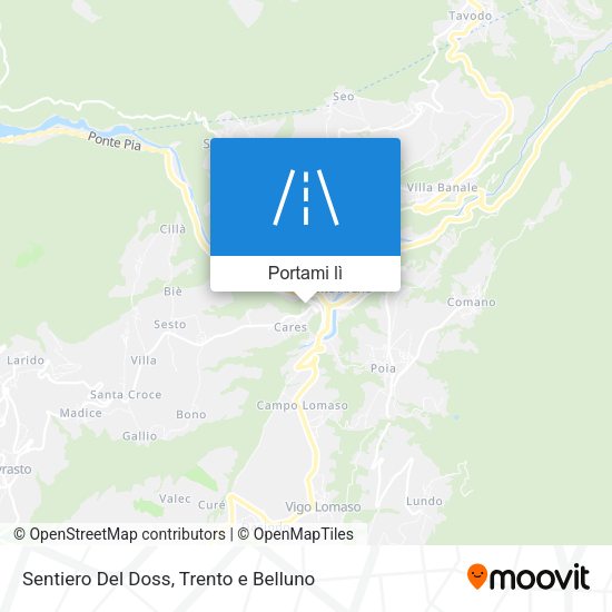 Mappa Sentiero Del Doss