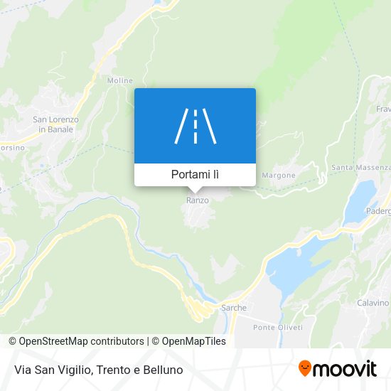 Mappa Via San Vigilio