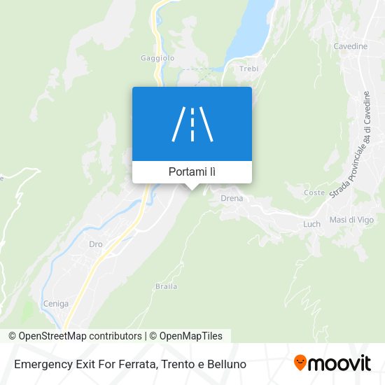 Mappa Emergency Exit For Ferrata