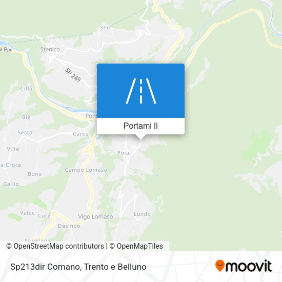 Mappa Sp213dir Comano