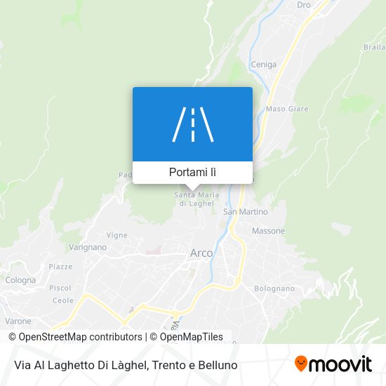 Mappa Via Al Laghetto Di Làghel