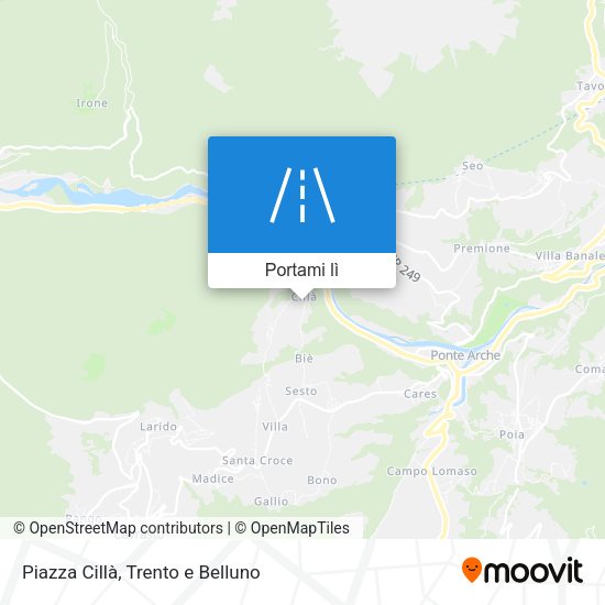 Mappa Piazza Cillà