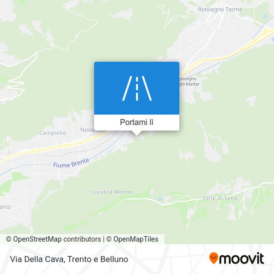 Mappa Via Della Cava