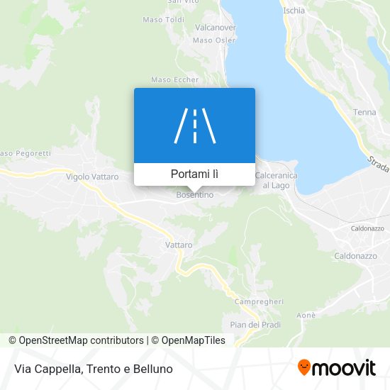 Mappa Via Cappella