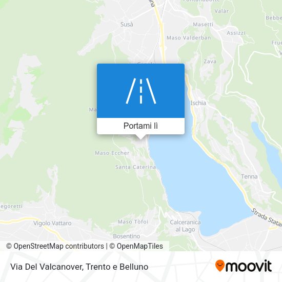 Mappa Via Del Valcanover